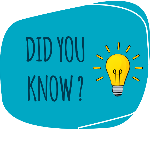 Did you know icon white
