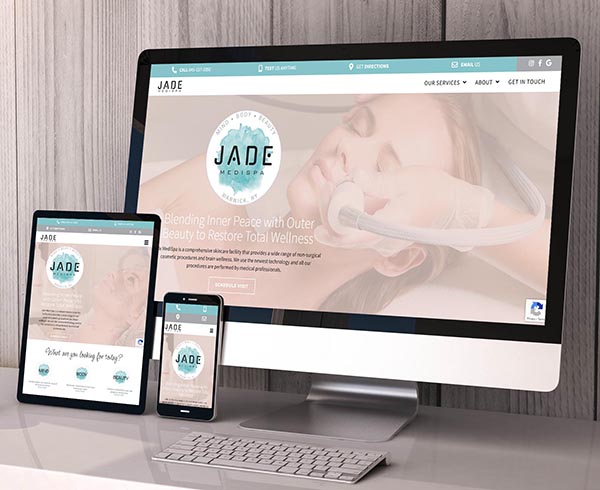 Jade Medispa website screenshot