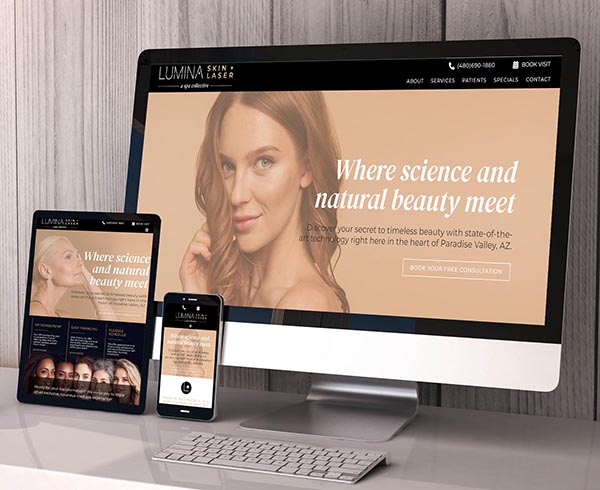 Lumina website screenshot