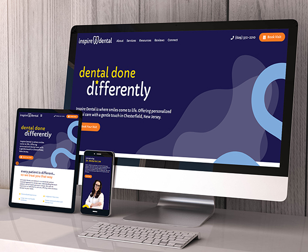 Inspire Dental website screenshot