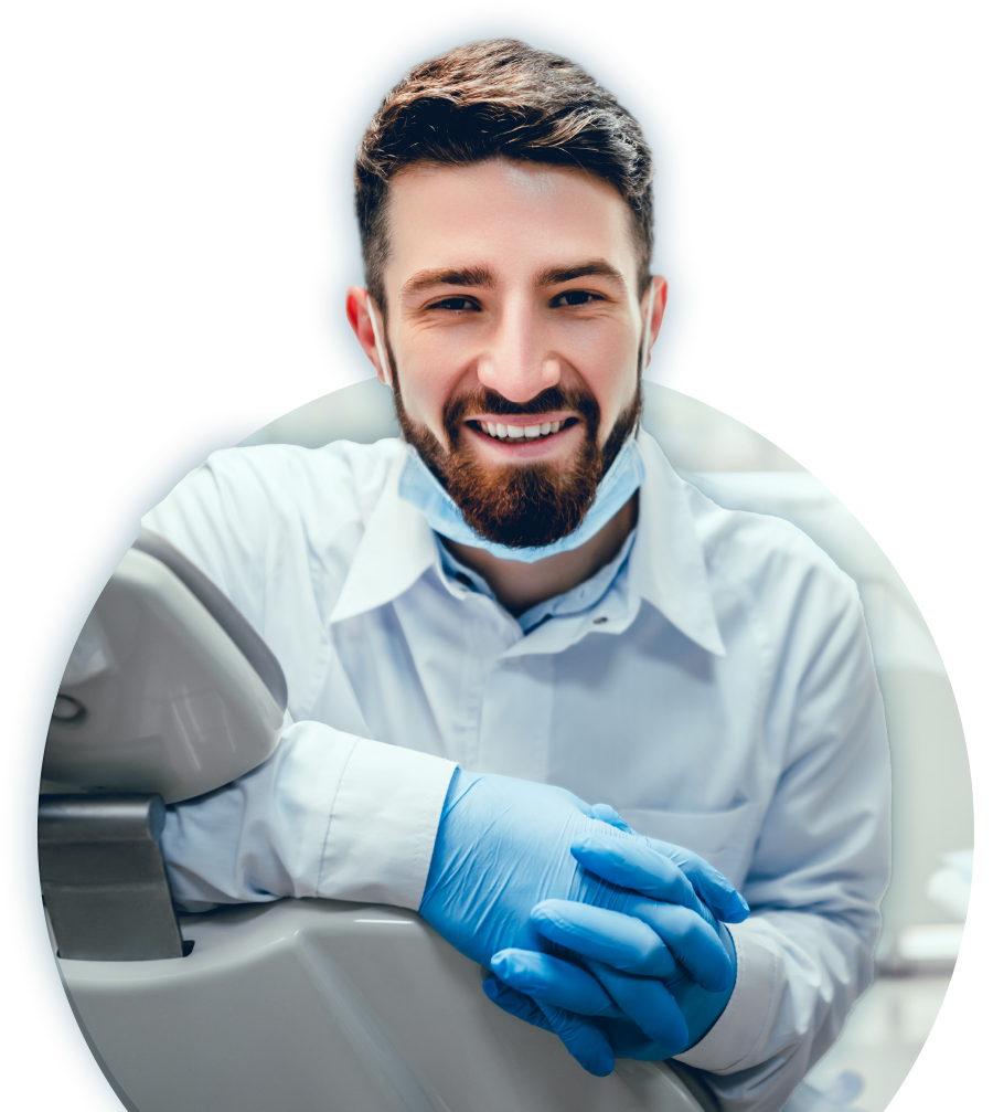 dentist in circle