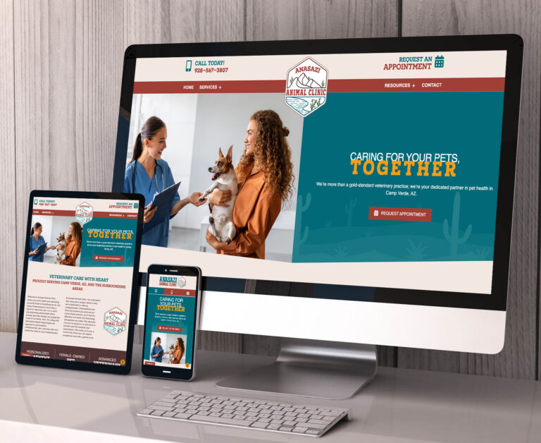 Anasazi Animal Clinic website screenshot