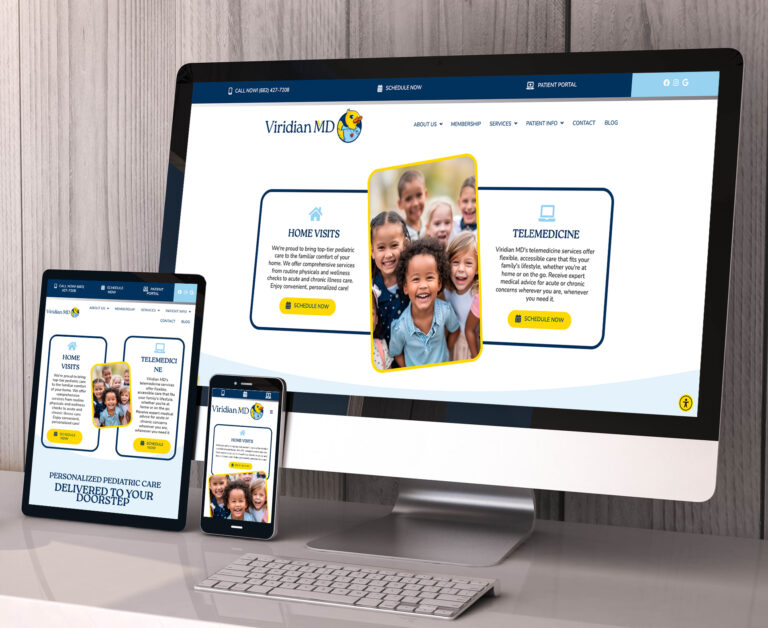 Viridian MD website screenshot