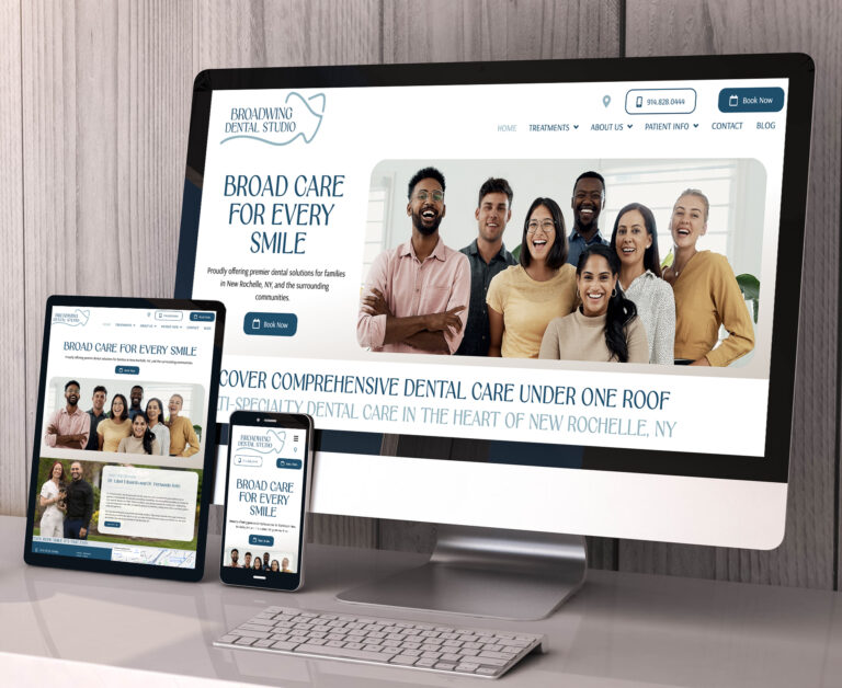 Broadwing Dental Studio website screenshot