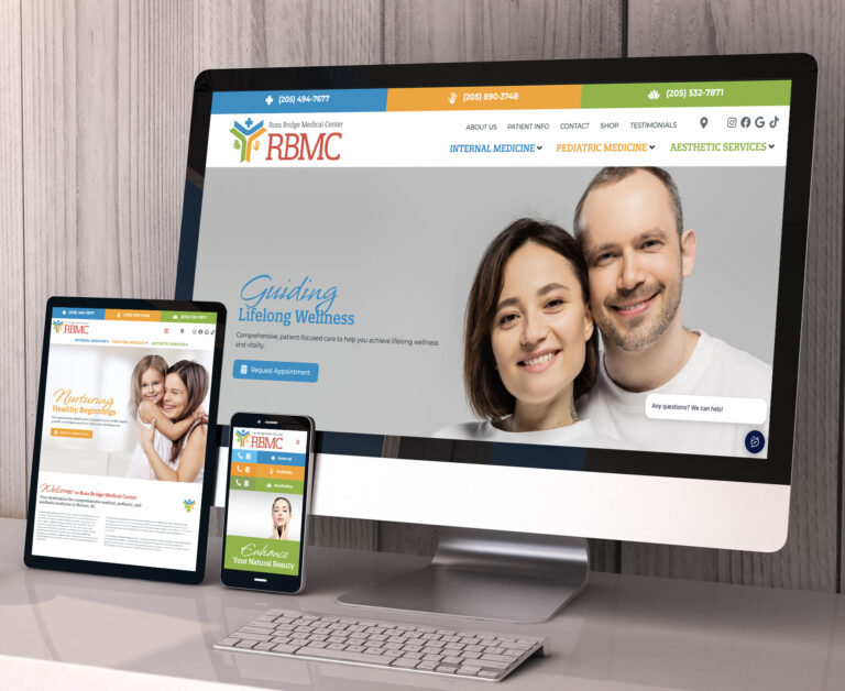 Ross Bridge Medical Center website screenshot