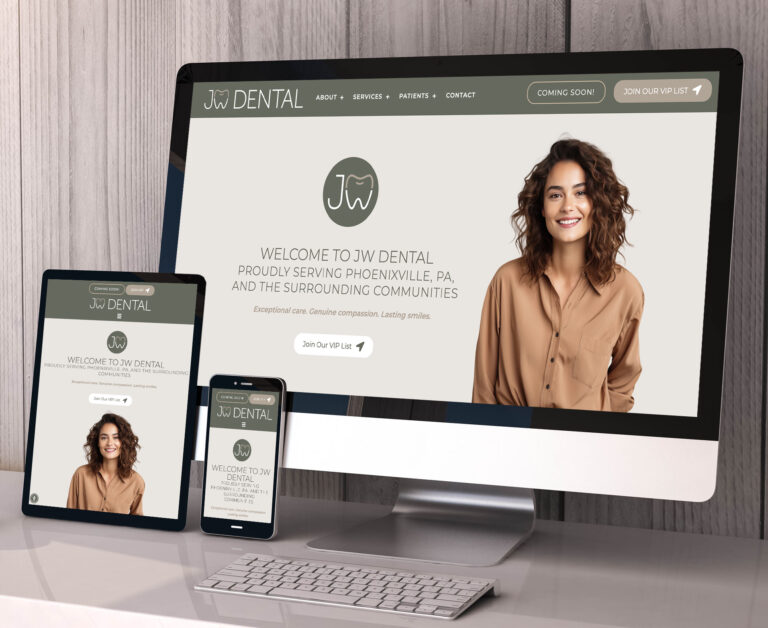 JW Dental website screenshot
