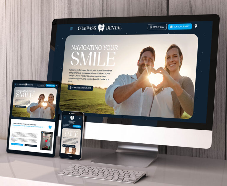 Compass Dental website screenshot