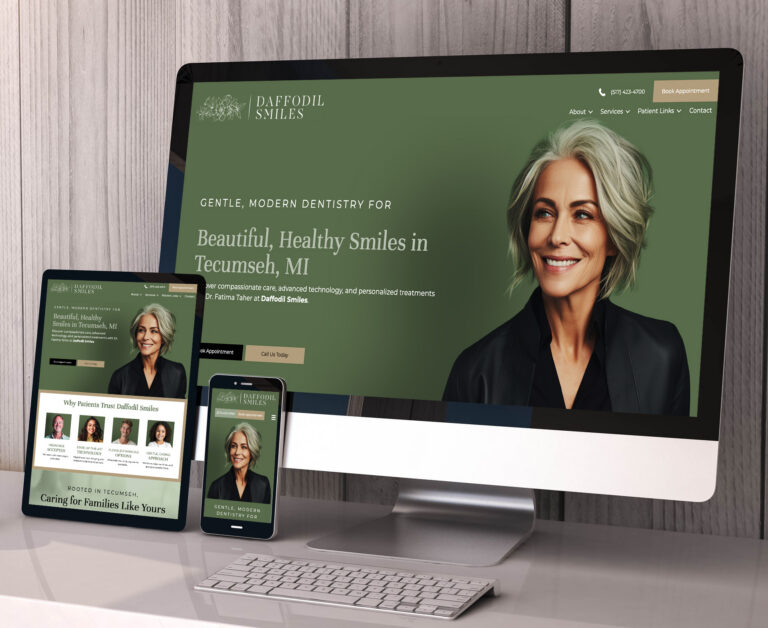 Daffodil Smiles website screenshot