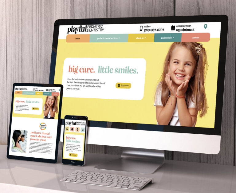 Playful Pediatric Dentistry website screenshot