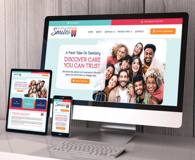 Second Impression Smiles website screenshot