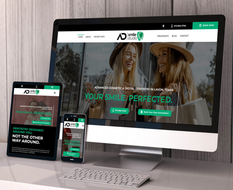 AD Smile Studio website screenshot